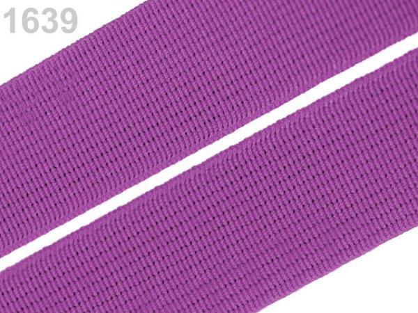 Gummiband Violett 2 cm Breite